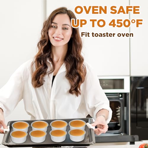 12 Pcs 4 Inch Round Cake Pans, Nonstick Aluminum Mini Cake Pans for Cheesecake, Pizza, Quiche, Leakproof & Easy Release, Silver