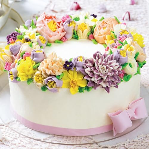 27 Pieces Small Stainless Steel Russian Flower Icing Tips Kit - color: SILVER MRF0059
