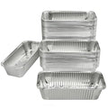 100 Pack 2 Lb Aluminum Loaf Baking Pans, 8.5" x 4.5" x 2.5" Heavy Duty Disposable Loaf Pans,Foil Bread Pans for Baking Holiday Treats Food Storage and Takeout - size: 8.5" x 4.5"