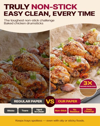 Katbite Pop-Up Parchment Paper Sheets, 10 x 15 Inch, 200 Count - size: 10x15 inch