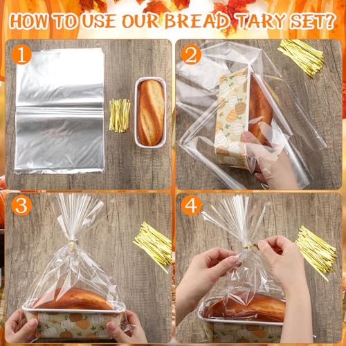 Hushee 50 Set Fall Paper Mini Loaf Pan Disposable, Beige Pumpkin - style: Pumpkin