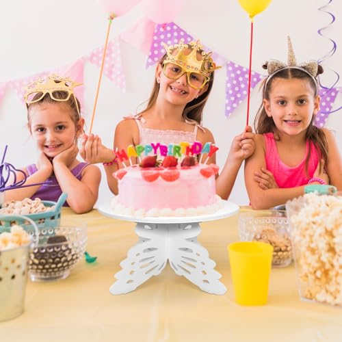 AOCEAN 12 Inch Butterfly Cake Stand for Birthday Party Decoration