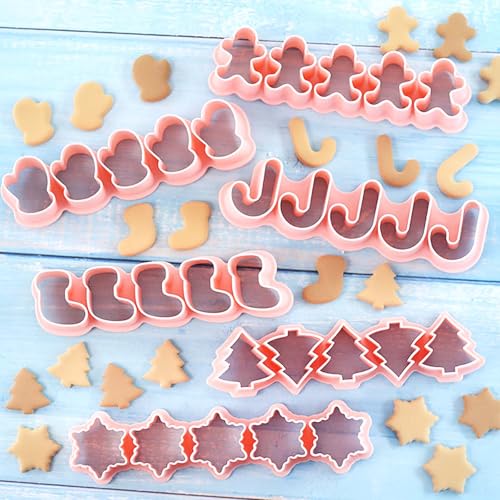 Mini Christmas Cookie Cutter for Pet Treats, Cute Homemade Snacks Cutters - color: Christmas