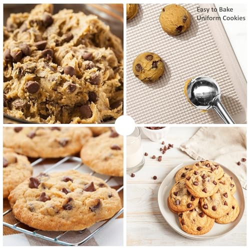 #20 Cookie Scoop, 3Tbsp/45ml/1.5oz Cookie Scoops for Baking, Cupcake Scoop - color: White, size: #20/3 Tbsp