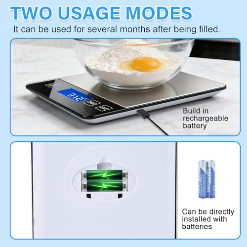 33lb Digital Kitchen Food Scale - size: Digital Scale 15kg silver