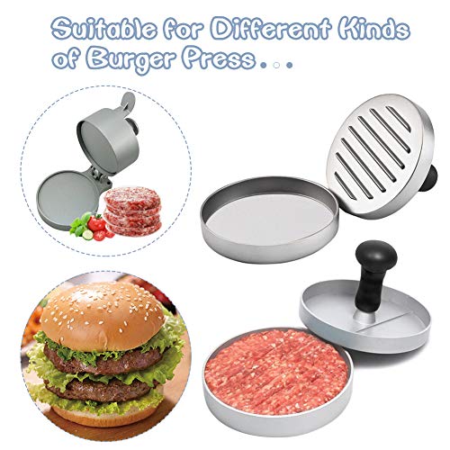 4.5 Inch Round Hamburger Patty Paper, 200 Count Burger Separator Sheets - size: 4.5inch