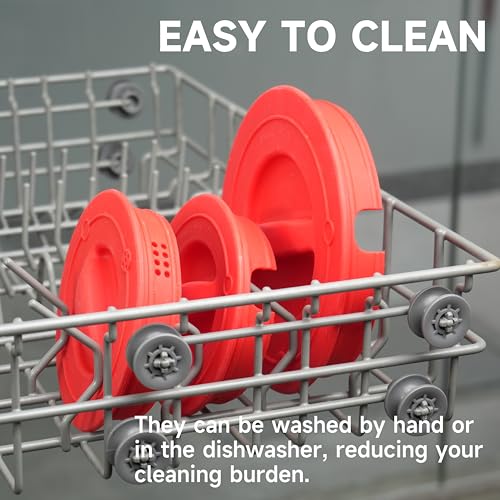 1 Pack Silicone Replacement Lids, Only Fit For Pyrex 2-Cup Tempered Glass Liquid Measuring Cups, Reusable & Food-Grade Silicone, Dishwasher & Microwave Safe (Cups not Included) - size: Lids For 2-Cup