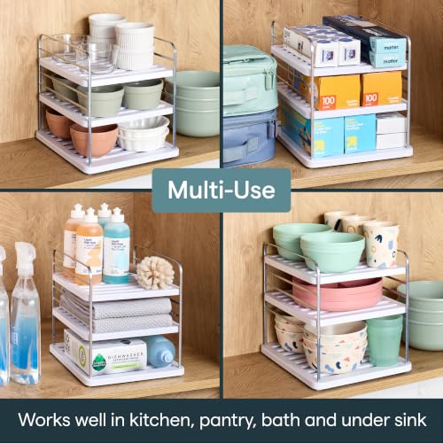 YouCopia UpSpace Cabinet Box Organizer Small, Adjustable Foil Wrap Shelf - size: Small Premium