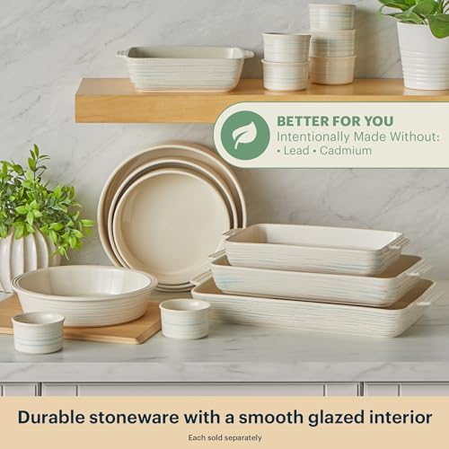 Pyrex 8-Piece, 6oz Ceramic Ramekin Nonstick Bakeware Set - size: 8 Piece (Ramekin), style: Round