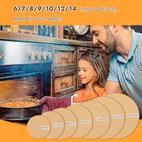 BYKITCHEN 14 Inch Parchment Paper Rounds for Pizza Pan, 100-Pieces