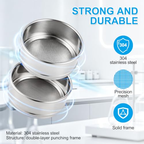 5 Mesh Lab Sieves 4" Diameter 304 Stainless Steel Wire Cloth Test Sieve for Industrial Laboratory Home - size: 5 mesh