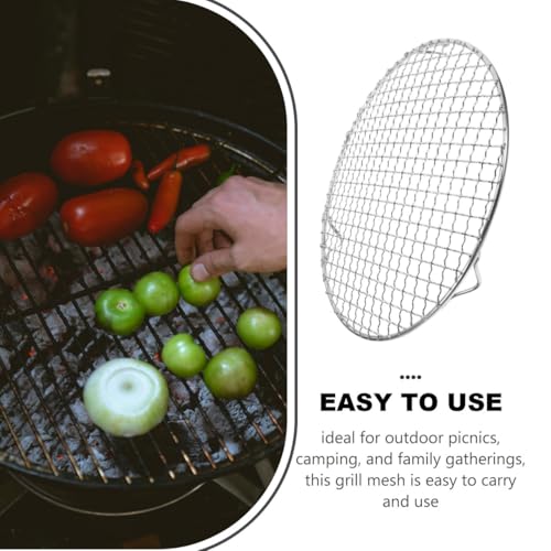 Stainless Steel Round Cooking Rack with Legs 10.43In for Baking Cooling Grilling Steaming Air Fryer Oven Canning Pot Use