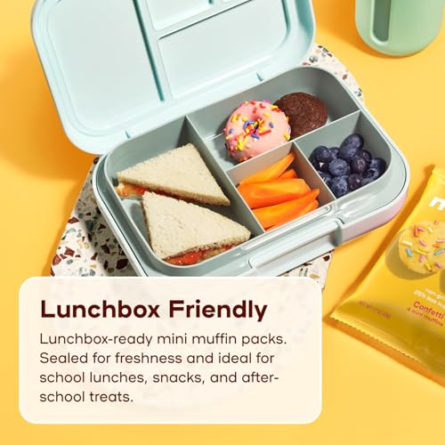 Muffinful Confetti Mini Muffins Snack Packs, 15 4-Packs