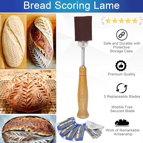 10inch Oval Banneton Proofing Basket Set Bread Baking Kit, Dough Scraper, Bread Lame, Danish Dough Whisk Sourdough Proofing Basket Artisanal Bread Making Tools and Supplies Set - size: 10inch oval