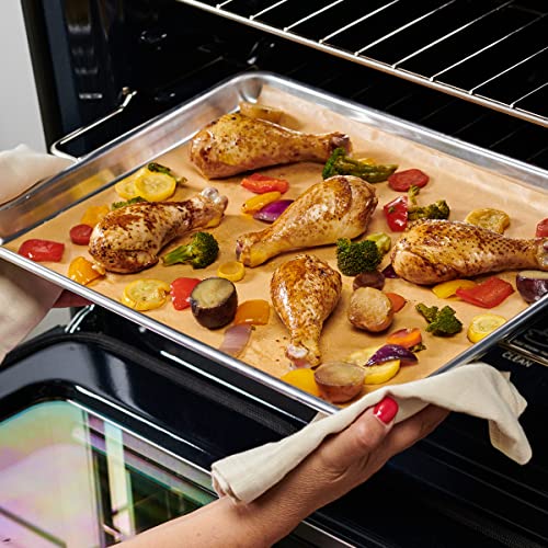 GUSTO 16 x 24 Inch Baking Parchment Paper Sheets [100 Count] Unbleached - size: 16 x 24 in (Sheet)