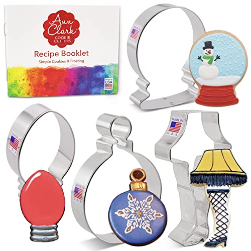 Ann Clark Christmas Cookie Cutter Set of 4, Made in USA