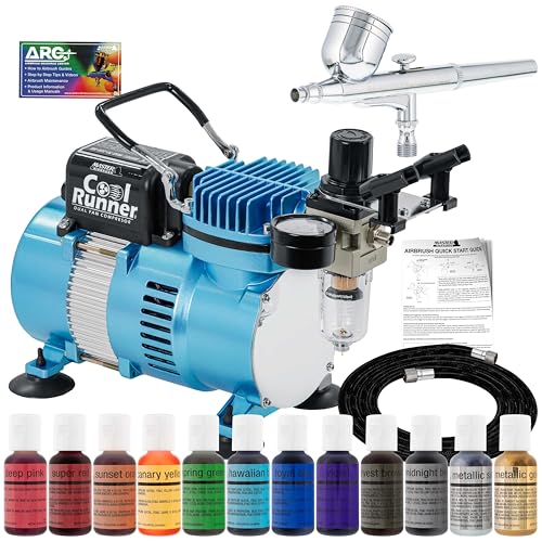 Master Airbrush Cake Decorating Air Brush Kit with Air Compressor