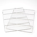 Cooling rack,2-Pack Heavy-Duty Stainless Steel wire rack for cooking (16.5"x11.5") - Oven Baking Wire Rack for Sheet Pans, Bread, Dishwasher Safe & Non-Toxic Metal Grates - size: 16.5"x11.5"x0.6"