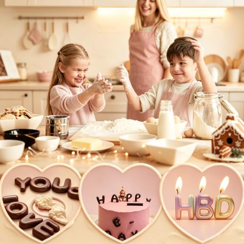 2 Pack Mold Mini Chocolate Mold, Non-Stick Food Reusable, for Jelly, Ice cube, Candy, Chocolate,candle, Soap Making Supplies (Brown) - color: Brown