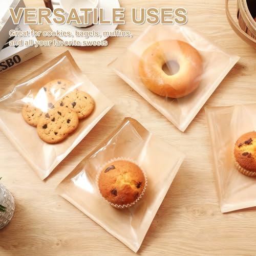 120 Pack Cookie Bags with Seal and Stickers