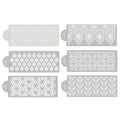 RAYNAG 6 Pieces Cake Decorating Stencils for Buttercream
