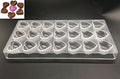 Candy Making Mold, Diamond Clear Polycarbonate Chocolate Mold Jelly Candy Making Mold 21-Piece Tray (Heart candy mold) - color: Heart candy mold