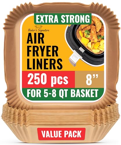 250 pcs Air Fryer Liners, Disposable Airfryer Paper Liners - color: 8" Square
