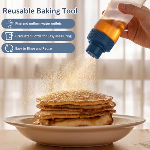 Havawish 1 Pcs Cake Moistening Bottle 12oz/350ml Squeeze Bottle, Blue - color: Blue