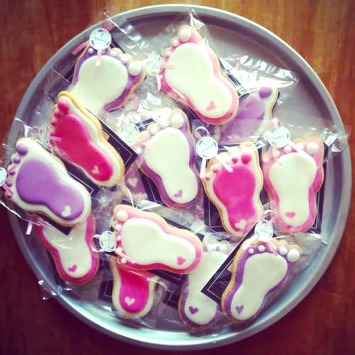 Baby Shower Cookie Cutters 8Pcs, Metal Biscuit Cutter Cookie Mold - style: Baby Shower 8Pcs
