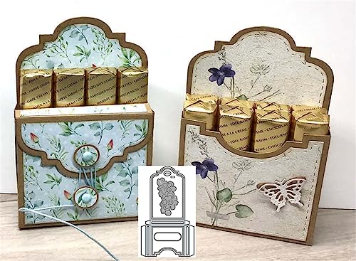 Mvchifay Cutting Dies Metal Stencils Scrapbooking Tool DIY Craft Carbon Steel Embossing Template for Paper Card Making (Envelope-12.1x20.5cm) - color: Envelope-12.1x20.5cm