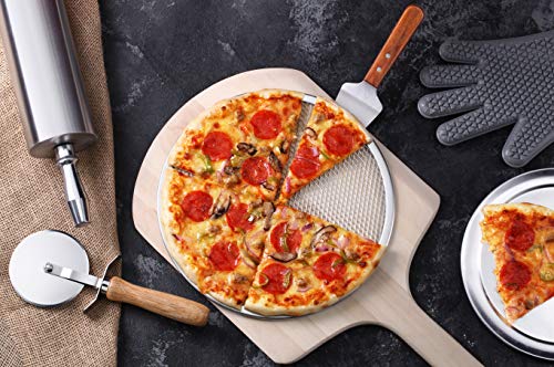 New Star Foodservice Aluminum Pizza Baking Screen, 10 Inch - size: 10-Inch