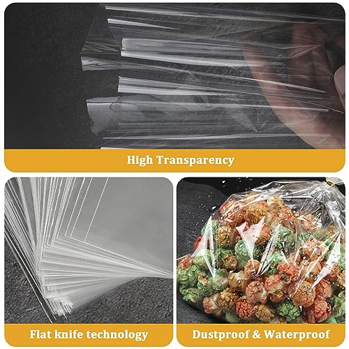Labeol Clear Cellophane Bags,150 Packs 9x12 Inch Gift Warp - size: 9x12 (Pack of 150)