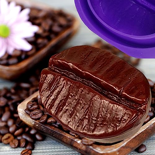 Silicone Soap Molds, Coffee Bean, 2 Pack - color: Coffee Bean Soap