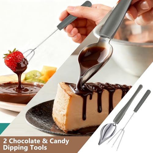 Stainless Steel Double Boiler Melting Pot, Double Boilers for Stove Top - size: 450ML+900ML
