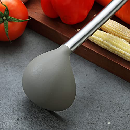Berglander Non-stick Silicone Soup Ladle, Dishwasher Safe, Easy to Clean - style: g. Ladle