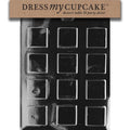 Chocolate Candy Mold, Plain Square Mints