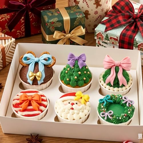 Bow Chocolate Silicone Molds, 9 Cavities Bowknot Coquette Fondant Mold - style: Bow-9 Cavities