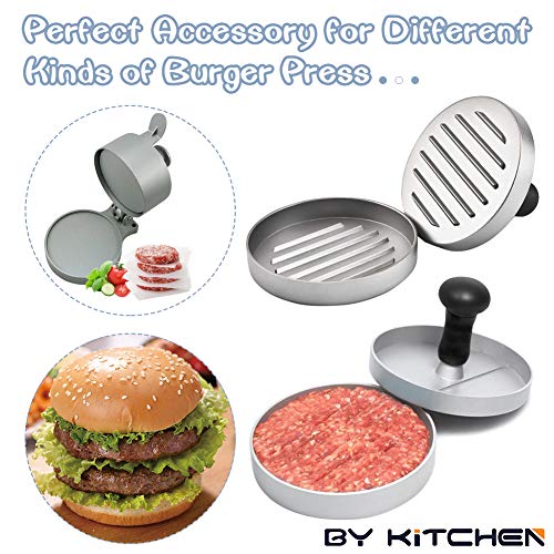 5.5x5.5 Inch Burger Patty Paper, 300pcs Parchment Paper Squares for Patties - size: 5.5 inch