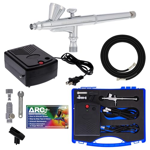Master Airbrush Multi-Purpose Airbrush Decorating Kit with Dual-Action Air