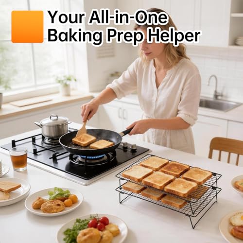 Cooling Racks for Cooking and Baking, Sourdough Bread Cooling Rack, 2PCS