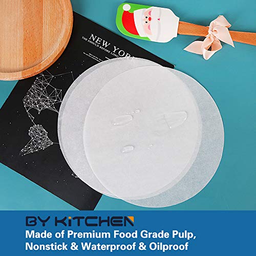 BYKITCHEN 200pcs 7 Inch Parchment Paper Rounds for Springform Pan &Cake Pan - size: 7inch