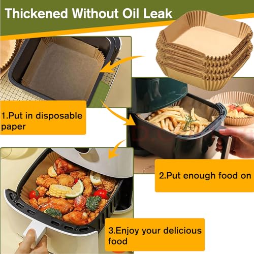 Small Air Fryer Liners, 2 qt Air Fryer Liners - size: 4.7''Square 130pcs