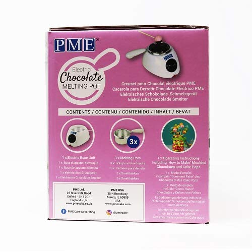 PME Electric Chocolate Melting Pot - USA plug,White,Standard