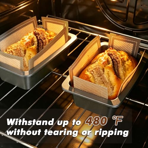 Webake Non-Stick Silicone Loaf Pan Liner for 6x3 Small Banana Bread Pan, 4 Pack Reusable Bread Loaf Pan Liners, Dishwasher Safe - color: Grey 6x3