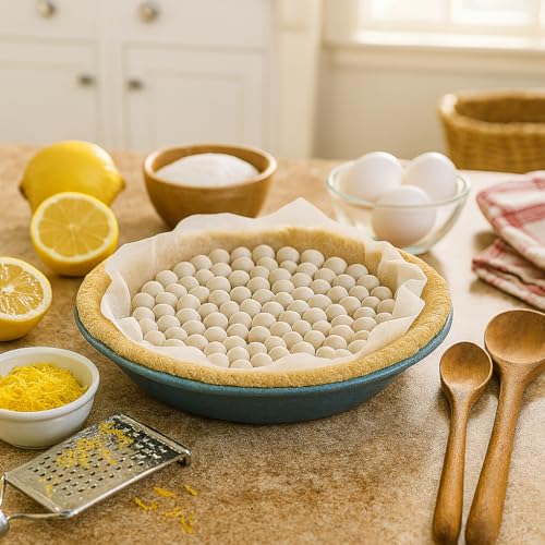 Mrs. Anderson's Baking Ceramic Pie Crust Weights, 270 Count, Natural Stoneware, For Blind Baking Pie Crusts And Tart Shells With Even Baking Results - size: Set of 2, Ceramic