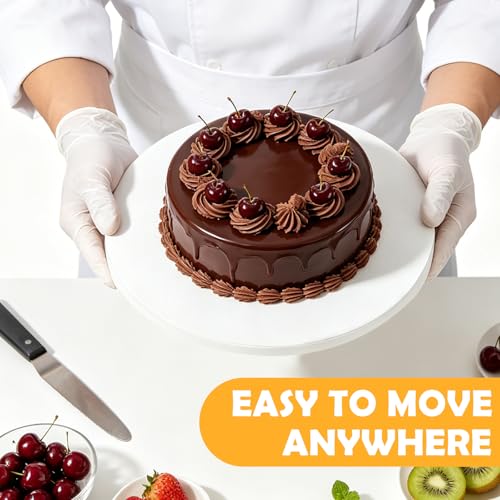 12PCS 8 Inch Round Cake Drums, Thick Sturdy Cardboard Base, Food Grade Cake Boards, Ideal for Baking, Decorating, Wedding, Party, Gifting and Daily Use - size: 8 Inch