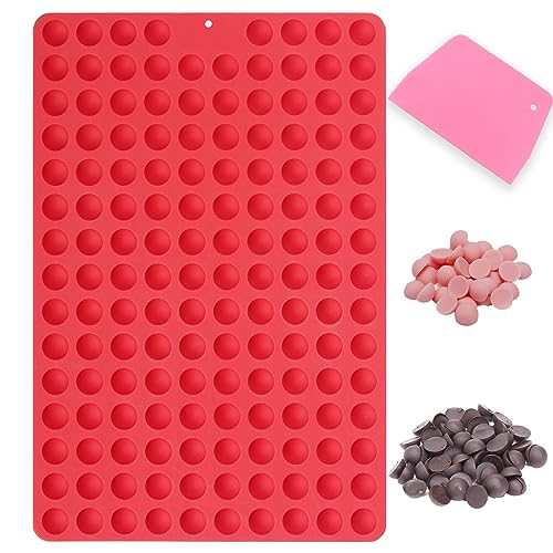 Mini Round Silicone Molds, 148 Cavities Semi Sphere - color: Round