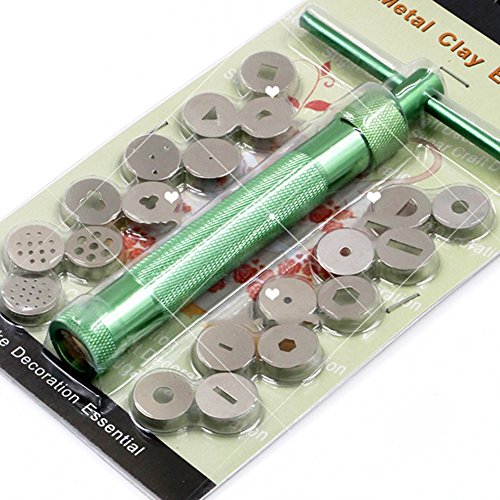 Stainless Steel Sugar Paste Extruder with 20 Tips
