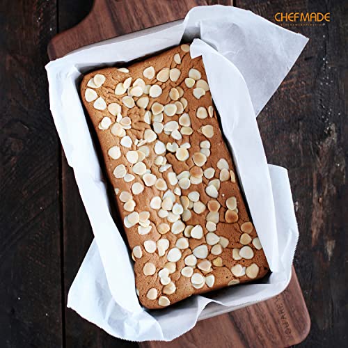 CHEFMADE 1LB Rectangle Loaf Pan, Non-Stick Oblong Bread and Meat Bakeware for Oven Baking (Champagne Gold) - size: 02 - 4" x 7" x 2"