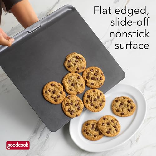 GoodCook AirPerfect Nonstick Air Insulated Cookie Sheet, 14" x 12", No Burning, Gray (Pack of 6) - color: Gray, size: 14 x 12-Inch (Pack of 6)